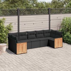 Gartensitzgruppe K1506(7-tlg) Schwarz