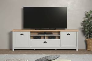 TV Tisch Landside Grau - Holz teilmassiv - 41 x 63 x 203 cm