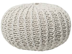 Pouf CONRAD Beige - 50 x 35 x 50 cm