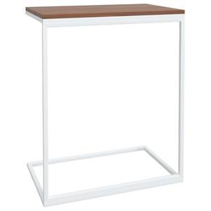 Beistelltisch 3006851 Braun - Weiß - 55 x 66 x 35 cm