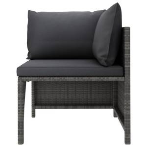 Salon de jardin (lot de 10) 3009676-2 Gris - Métal - Polyrotin - 60 x 60 x 60 cm