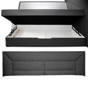 Boxspringbett  38775 Grau