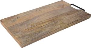 Schneidbrett - aus Holz 25x46 Braun - Massivholz - 8 x 2 x 25 cm