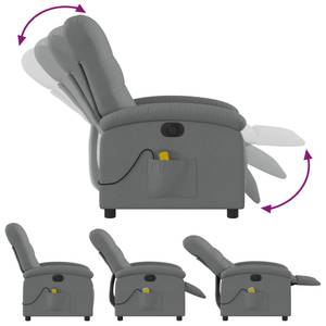 Fauteuil de massage électrique 3032264-3 Gris foncé