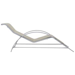 Chaise longue 3006524 Blanc - Métal - 60 x 66 x 167 cm