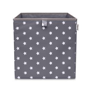 Lifeney Aufbewahrungsbox Dunkelgrau Box Kunststoff - 35 x 34 x 3 cm