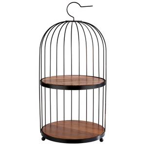 Buffetgestell Birdcage 33206 Braun - Massivholz - Holzart/Dekor - 26 x 54 x 26 cm