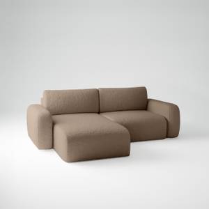 Ecksofa Eckcouch Sassari mini Sofa Braun - 148 x 257 cm