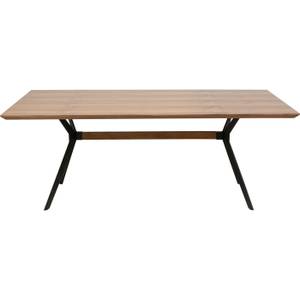 Table Georgetown Marron - Bois massif - 200 x 77 x 90 cm