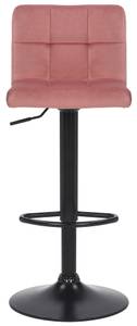 Tabouret de bar Feni Lot de 4 Rose foncé