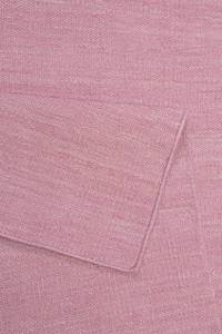 Kurzflorteppich Rainbow Kelim Pink - Naturfaser - Textil - 200 x 1 x 290 cm