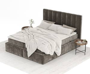 Boxspringbett Moretti Braun - Breite: 160 cm