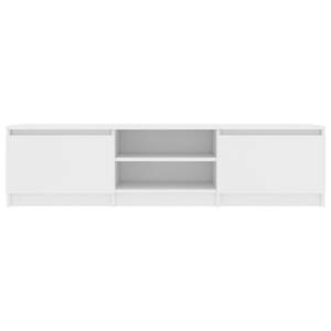 Meuble tv 299654 Blanc - Bois manufacturé - 40 x 36 x 140 cm