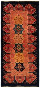 Tapis de couloir Kashkuli LXVI Orange - Textile - 88 x 1 x 207 cm