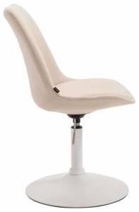 Chaise salle à manger Maverick Lot de 4 Blanc crème - Blanc