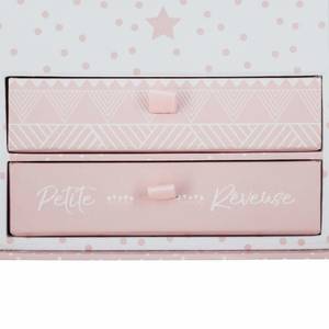 Schmuck Box, Organizer, Aufbewahrungsbox Weiß - Papier - 17 x 10 x 21 cm