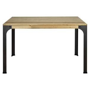 Table bureau Bristol 59x115x75cm Noir - Bois massif - Bois/Imitation - 115 x 76 x 59 cm