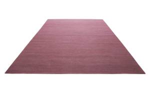 Handweb-Teppich Nizza Flieder - Rot - 80 x 150 cm