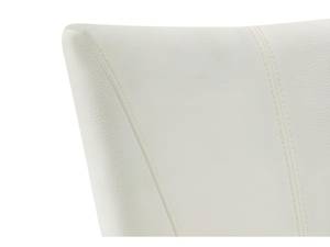 Chaise TALICIA Lot de 2 Blanc - Cuir synthétique - 61 x 89 x 45 cm