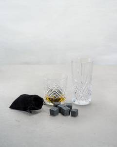 Longdrinkglas Broadway 6er Set Naturfaser - 2 x 15 x 8 cm