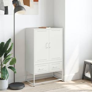 Highboard DE8811 Weiß - Metall - 39 x 112 x 68 cm