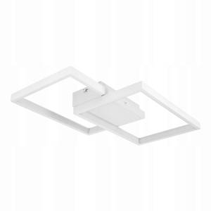 Smart moderne Deckenleuchte Weiß - Metall - 43 x 6 x 30 cm