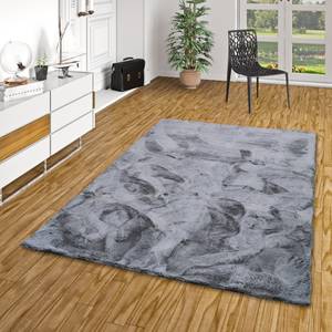 Luxus Super Soft Fellteppich Plush Grau - 180 x 250 cm