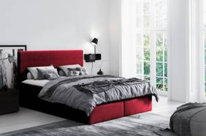 Boxspringbett Cosmo Rot - Breite: 186 cm