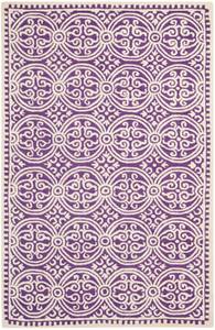 Wollteppich Marina Perlweiß - Violett - 240 x 150 cm