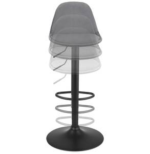 Tabouret De Bar FINLEY Noir - Gris