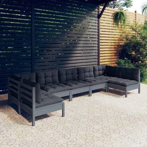 Garten-Lounge-Set Grau