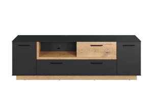 TV Tisch Synnax Grau - Holz teilmassiv - 187 x 58 x 40 cm