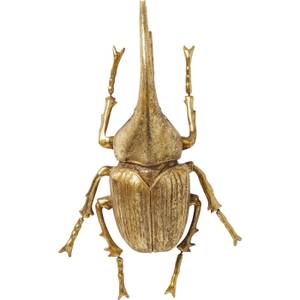 Déco murale Herkules Beetle Doré - Matière plastique - 27 x 41 x 14 cm