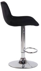 Tabouret de bar Lentini Lot de 2 Noir