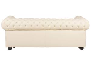 Chesterfield Sofa CHESTERFIELD 2-tlg Beige - Braun - Creme - 195 x 70 x 90 cm