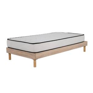 Matelas+sommier Confort 90x190 Marron