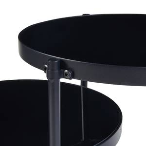 Table d'appoint Mölndal Noir - Métal - 58 x 70 x 37 cm