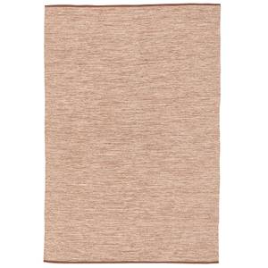 Baumwolle Kelim Teppich Easy Meliert Beige - 90 x 160 cm