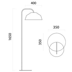 Stehlampe Tokyo Grau