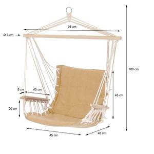 Hängesessel mit Gestell 10 x 32 x 92 cm