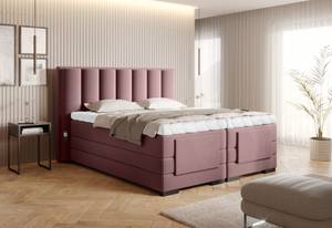 Boxspringbett SAFINA Rosé - Breite: 198 cm