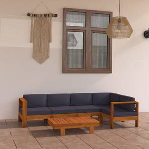 Garten-Lounge-Set (6-teilig) 3006534-6 Dunkelgrau