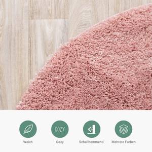 Teppich Hochflor R Lofty Pink - 100 x 100 cm