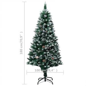 künstlicher Weihnachtsbaum 3009440-1 Bronze - Gold - Grün - Weiß - 100 x 180 x 100 cm