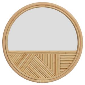 Miroir Bolio Beige - Rotin - 40 x 40 x 1 cm