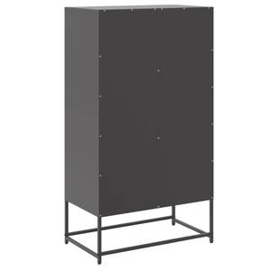 Highboard DE5864 Schwarz - Metall - 39 x 124 x 69 cm