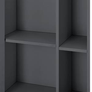 Badezimmerschrank Vansbro Grau - Kunststoff - 48 x 96 x 24 cm