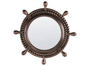 Miroir décoratif GORMAZ Marron - Matière plastique - 46 x 46 x 6 cm