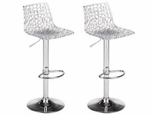 Tabouret de bar CLARK Lot de 2 Matière plastique - 45 x 104 x 45 cm