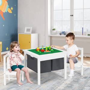 Kinder Spieltisch Weiß - Holzwerkstoff - 65 x 54 x 65 cm
